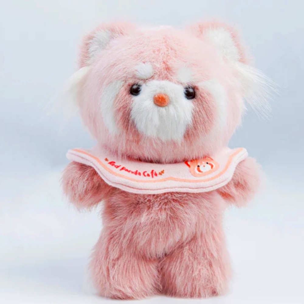 Handmade Pendant Plush - Small -‎ Red Panda Cafe - Strawberry Cherry NIB
